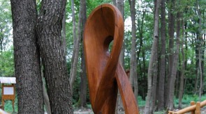 25. Spring drop. Oak. h 220.